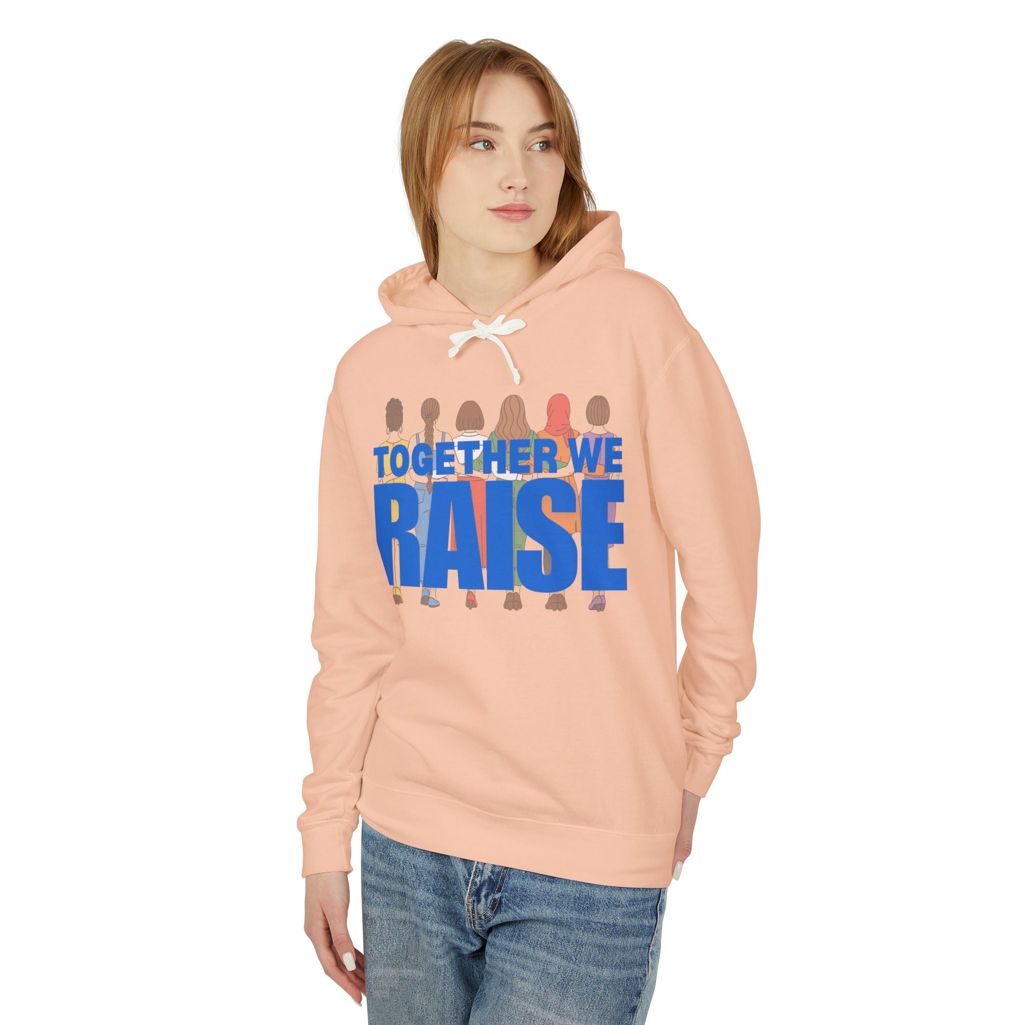 Together We Raise Hoodie — Community & Parenting Support Sweatshirt