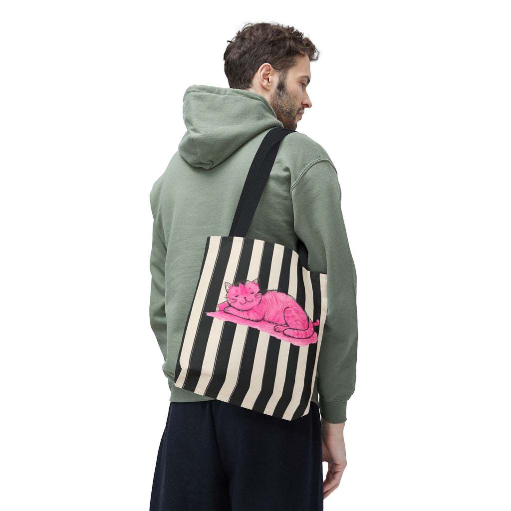 Chic Striped Tote Bag