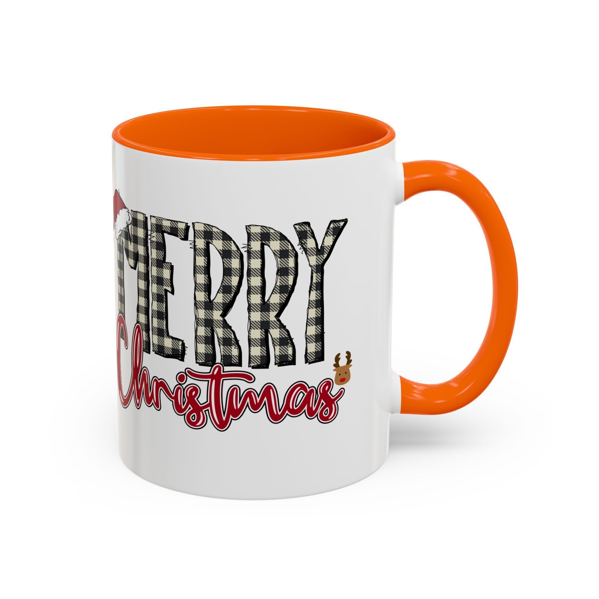 Merry Christmas Plaid Accent Coffee Mug (11/15oz)