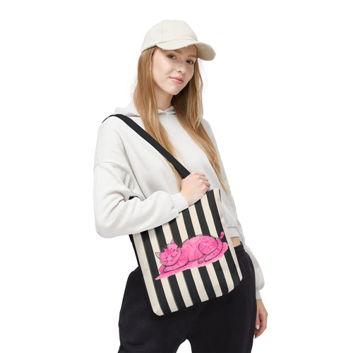 Chic Striped Tote Bag