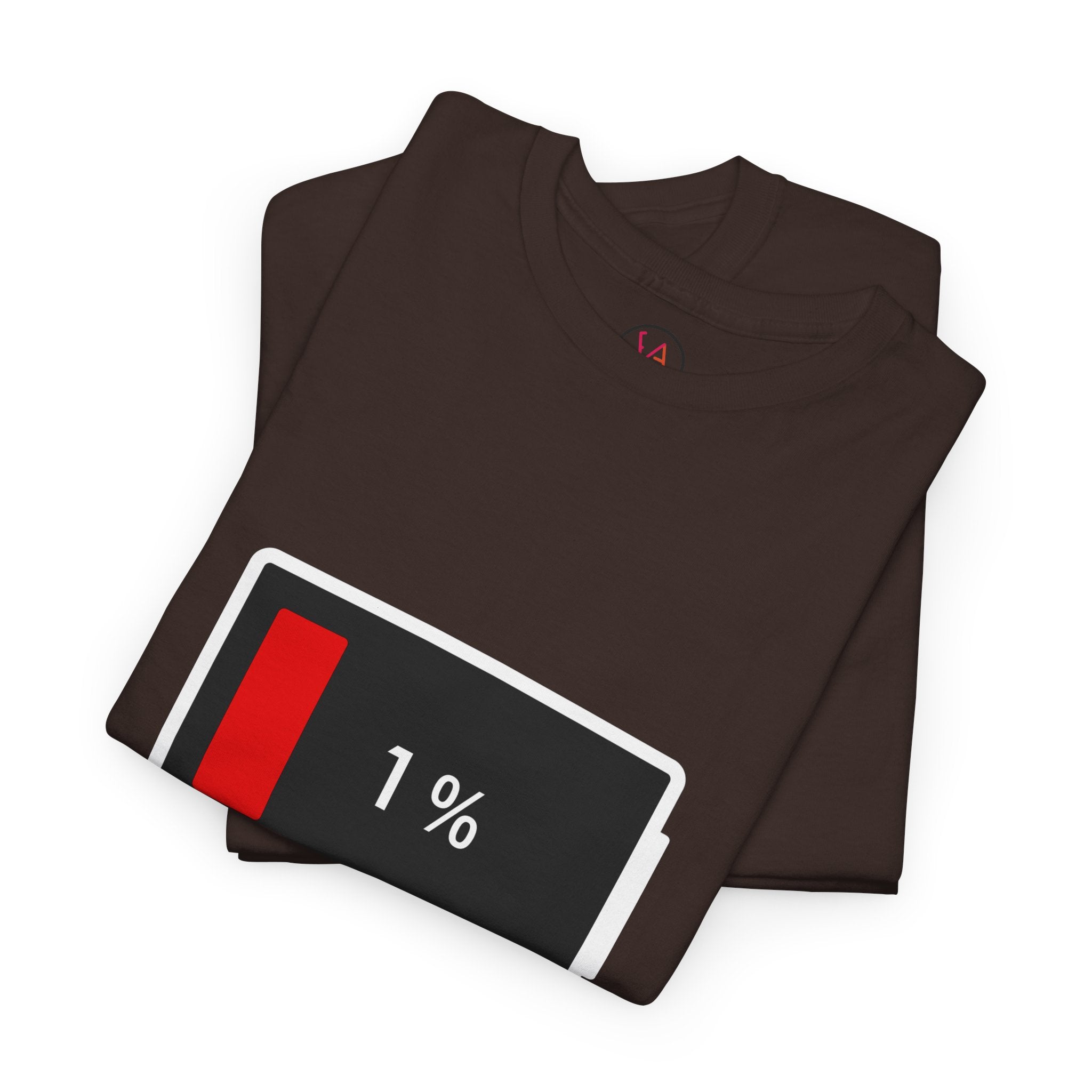 Low Battery Icon Unisex Cotton T-Shirt