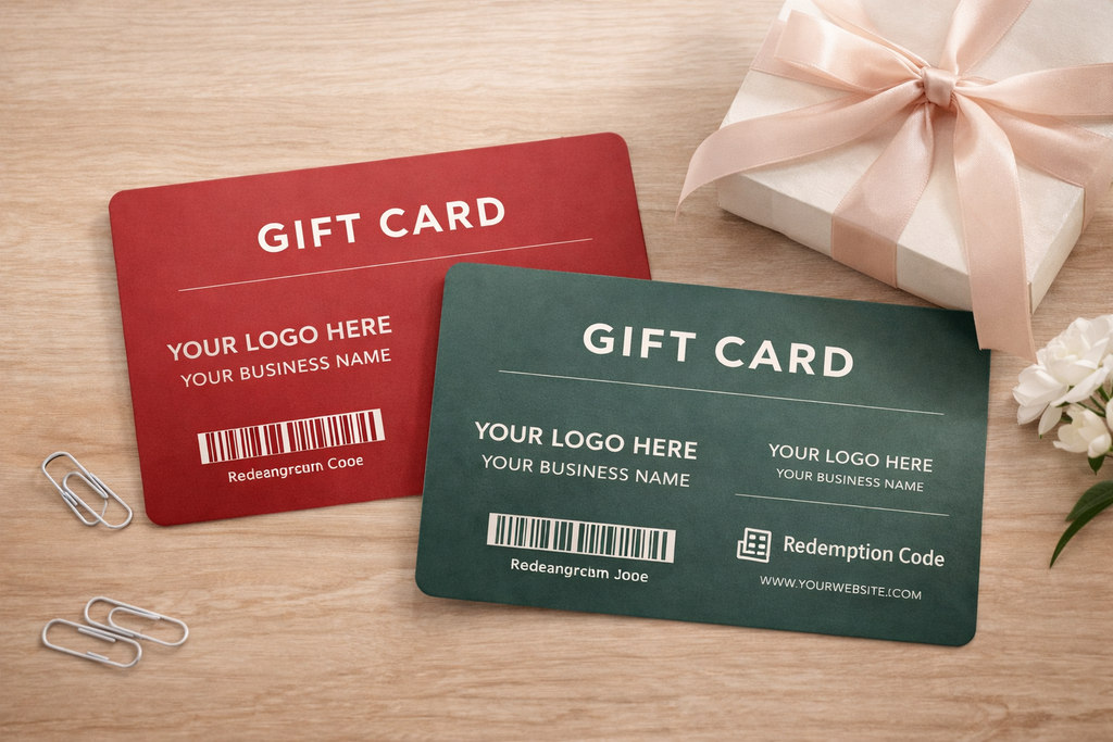 Custom Gift Cards / Gift Certificates