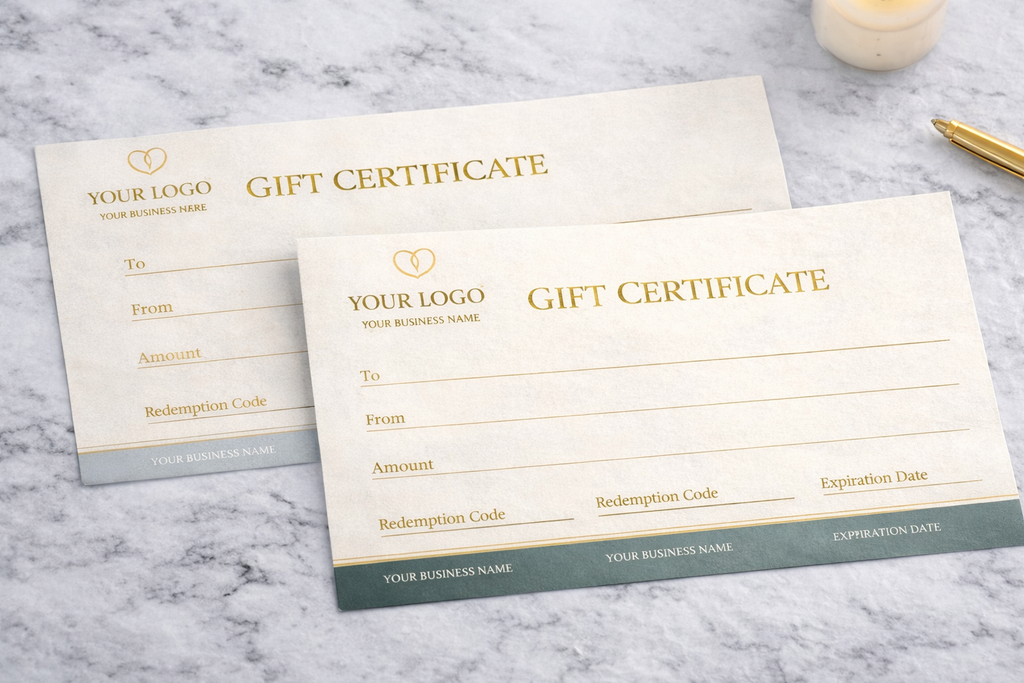 Custom Gift Cards / Gift Certificates