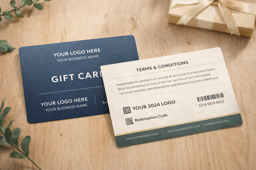 Custom Gift Certificates
