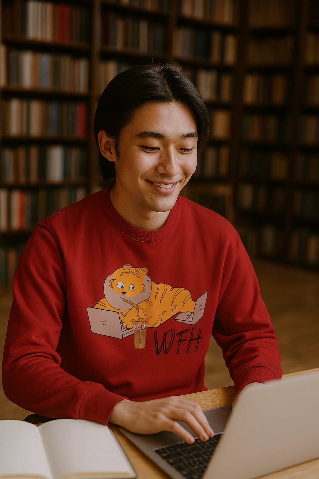 Work From Home Unisex Sweatshirt – Cozy WFH Graphic Print