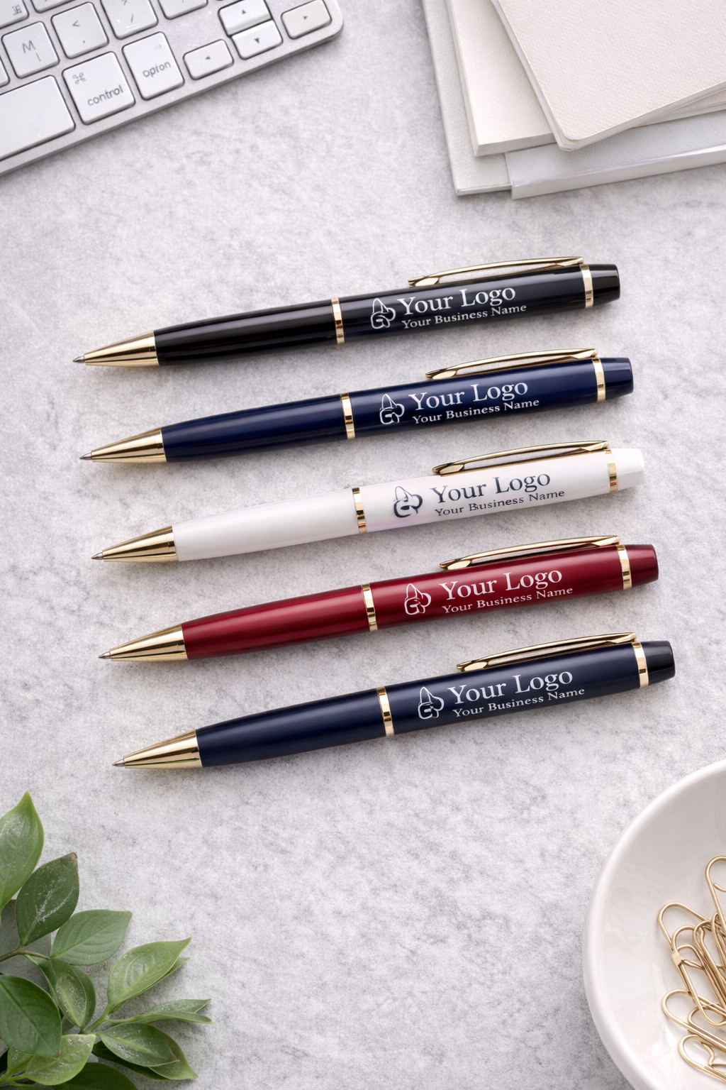 Custom Logo Metallic Engrave Pens