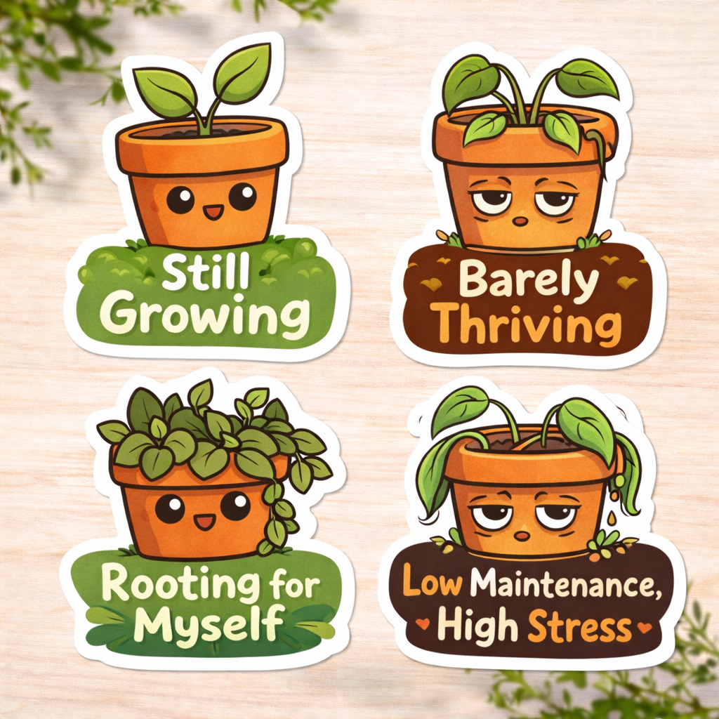 Kiss-Cut Stickers (White Plastic)