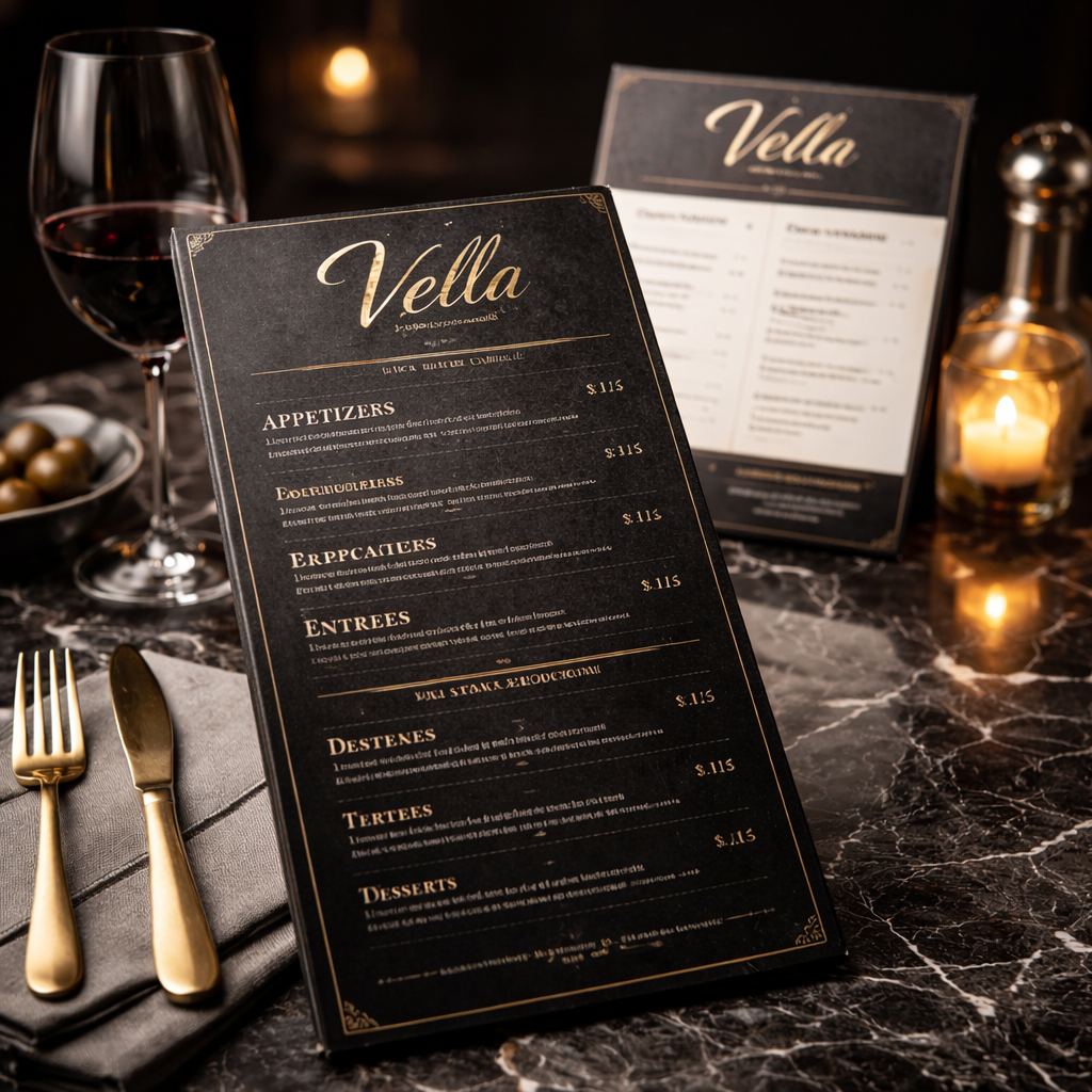 Menu Cards