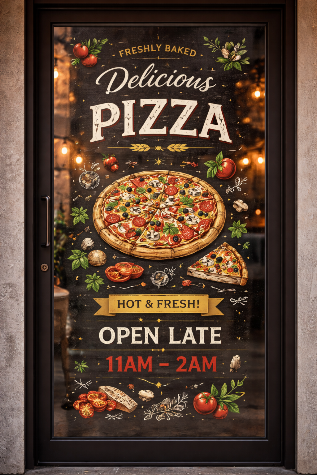 Perforated Window Vinyl