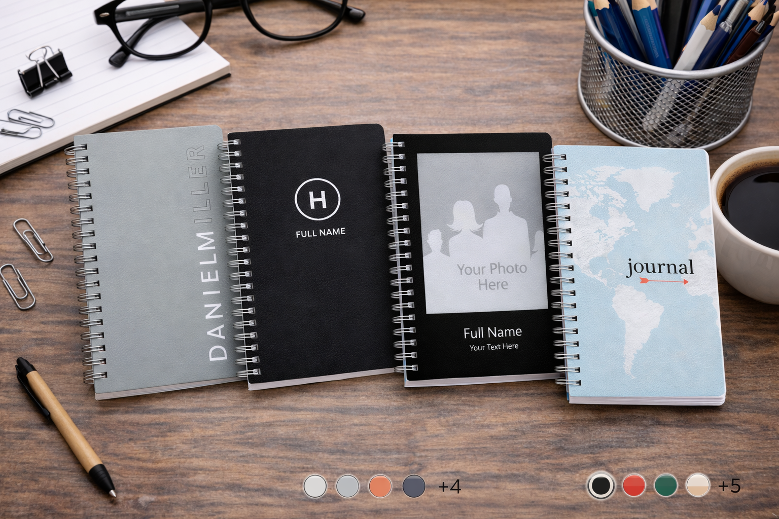 Spiral Notebooks/Journals/Note pads