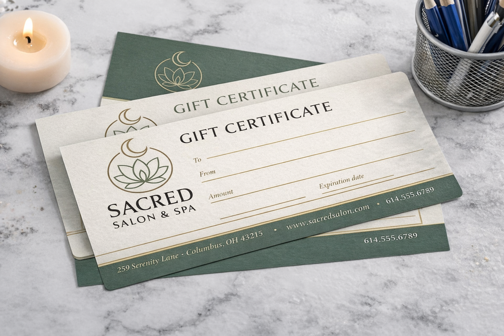 Custom Gift Cards / Gift Certificates